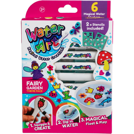 Water Art 6 Markers Fairy Theme