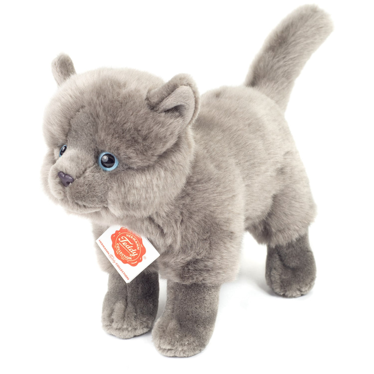 Teddy Hermann Cat - Standing Carthusian 20 cm