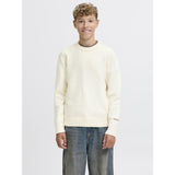 Jack & Jones Junior Sea Salt Jornorrebro Knit Crew Neck Ln Jnr