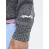 Jack & Jones Junior Dark Grey Melange Jornorrebro Knit Crew Neck Ln Jnr