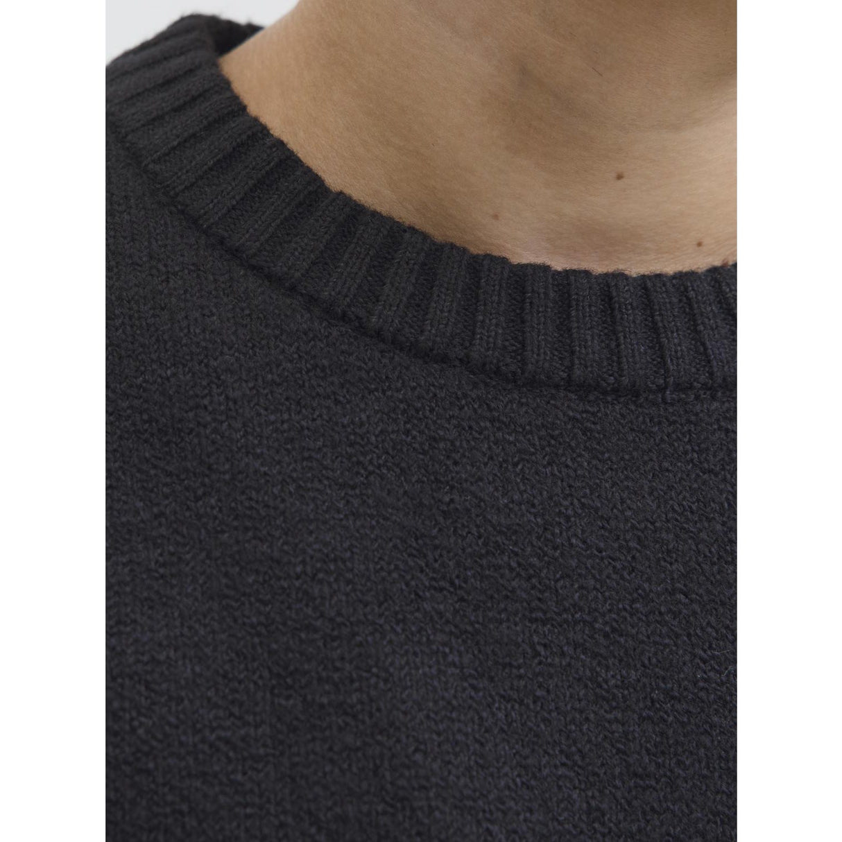 Jack & Jones Junior Black Jornorrebro Knit Crew Neck Sn Jnr