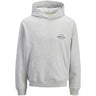 Jack & Jones Junior White Melange Jornorrebro Typo Back Sweat Hood Sn Jnr