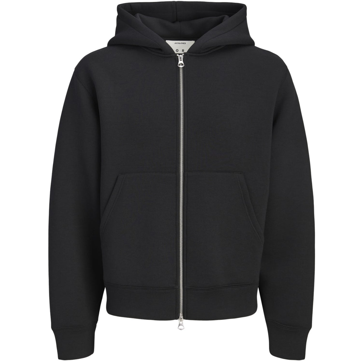 Jack & Jones Junior Black Jcolegacy Sweat Scuba Zip Hood Sn Jnr