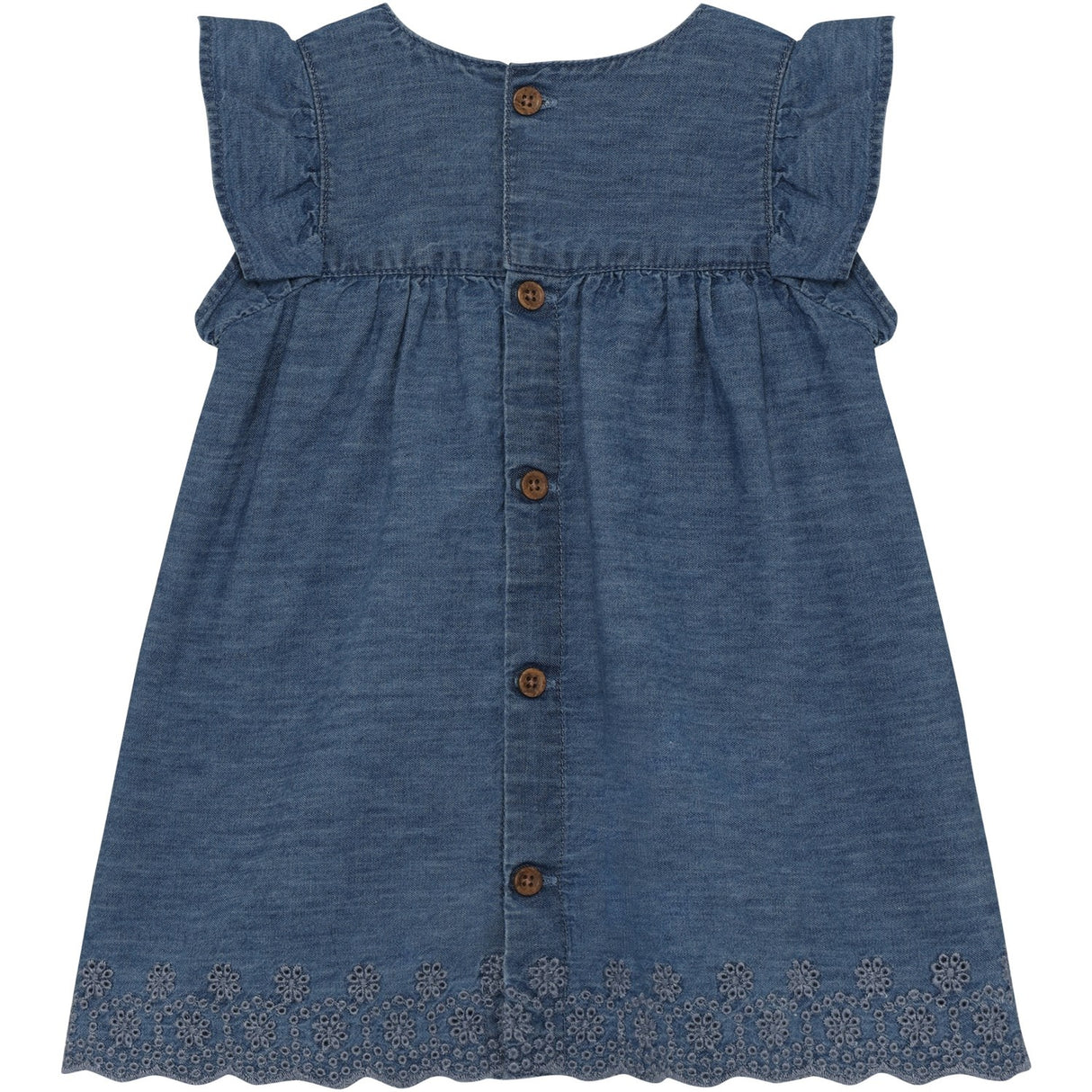 Minymo Faded Denim Dress Ss Chambray