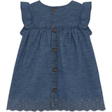 Minymo Faded Denim Dress Ss Chambray