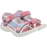 Color Kids Bridal Rose Colorblock Sandals W. Velcro