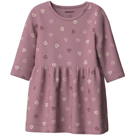 Name It Lilas Hearts Nbfvandora Ls Dress Box