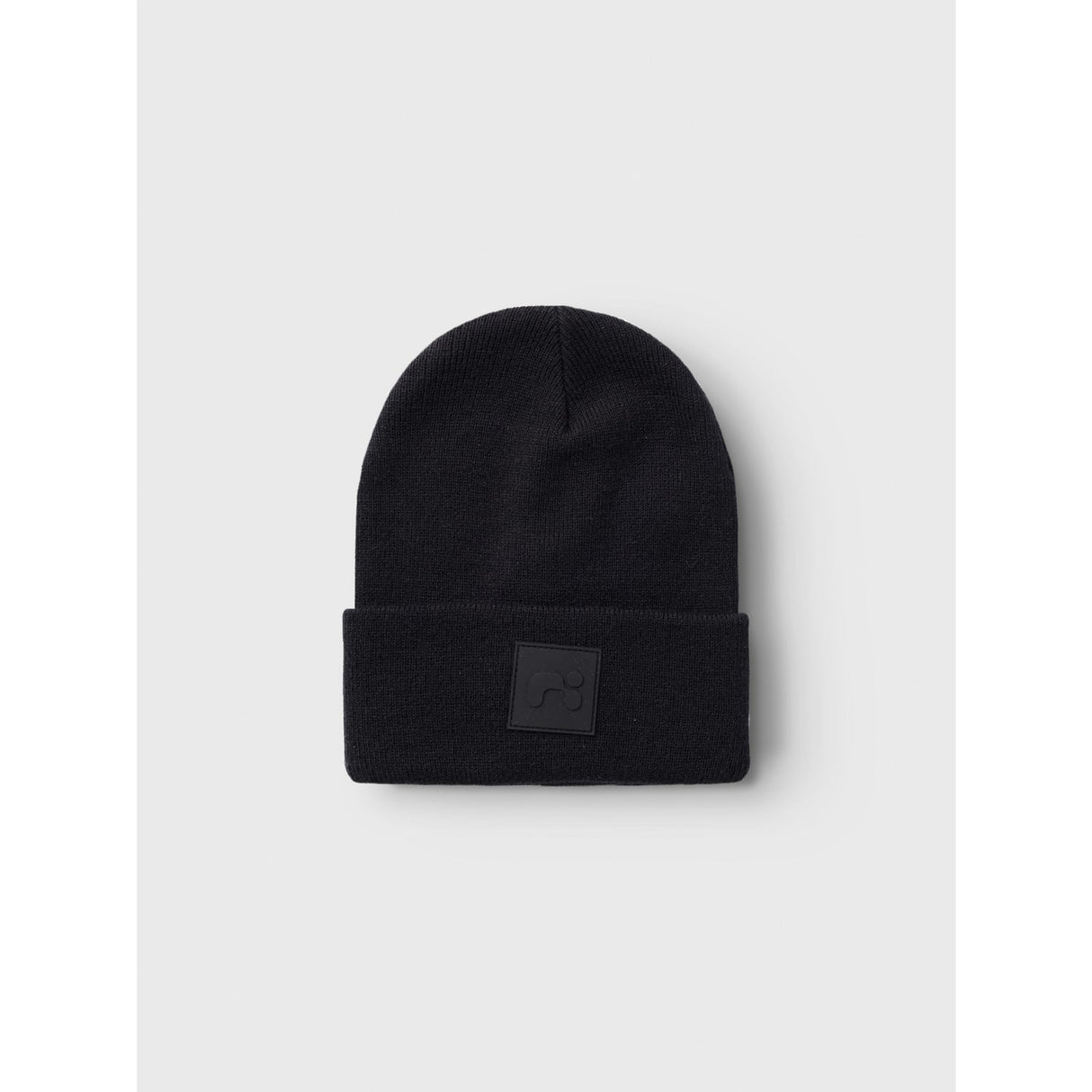 Name It Black Nknmalik Knit Beanie Badge1