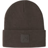 Name It Seal Brown Nknmalik Knit Beanie Badge1
