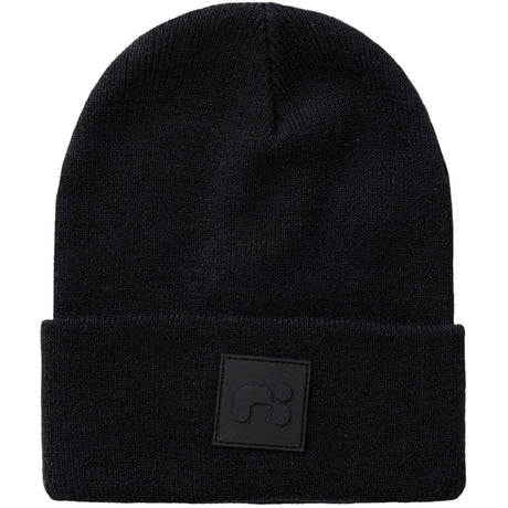 Name It Black Nknmalik Knit Beanie Badge1