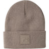 Name It Silver Mink Nknmalik Knit Beanie Badge1