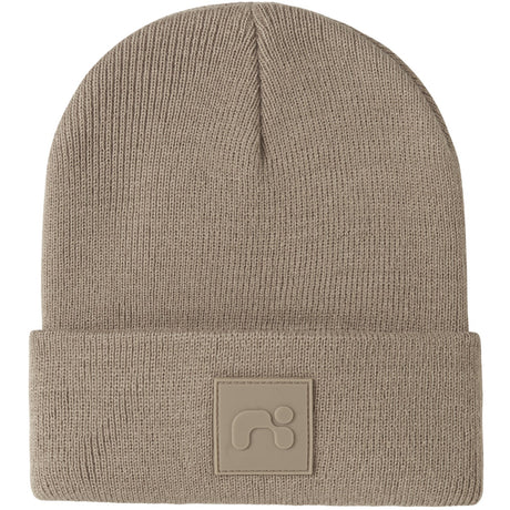 Name It Silver Mink New Badge Nmnmalik Knit Beanie Badge1