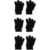 Name It Black Nmnmagic Knit Gloves 3P