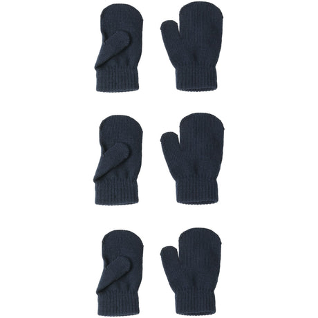 Name It Dark Sapphire Nmnmagic Knit Mittens 3P