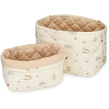 Cam Cam Copenhagen Vintage Toys Quilted Storage Basket 2-Pack