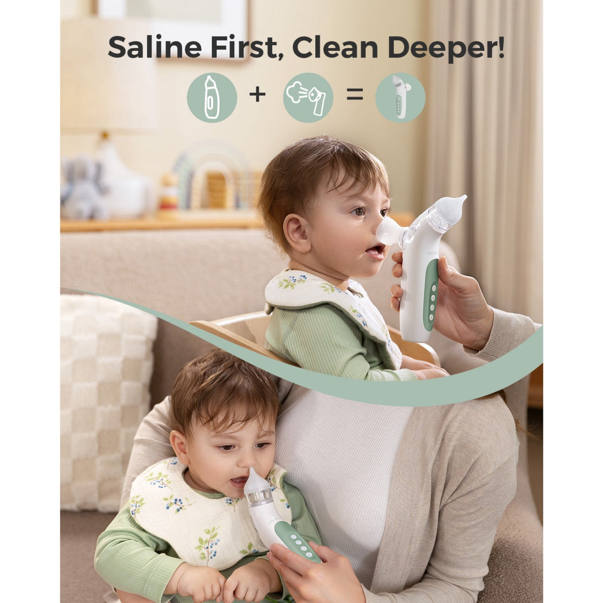 Momcozy BreezyClear™ 2-in-1 Spray & Suction Electric Nasal