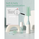 Momcozy Green Push-Press Design Bottle Brush Kit