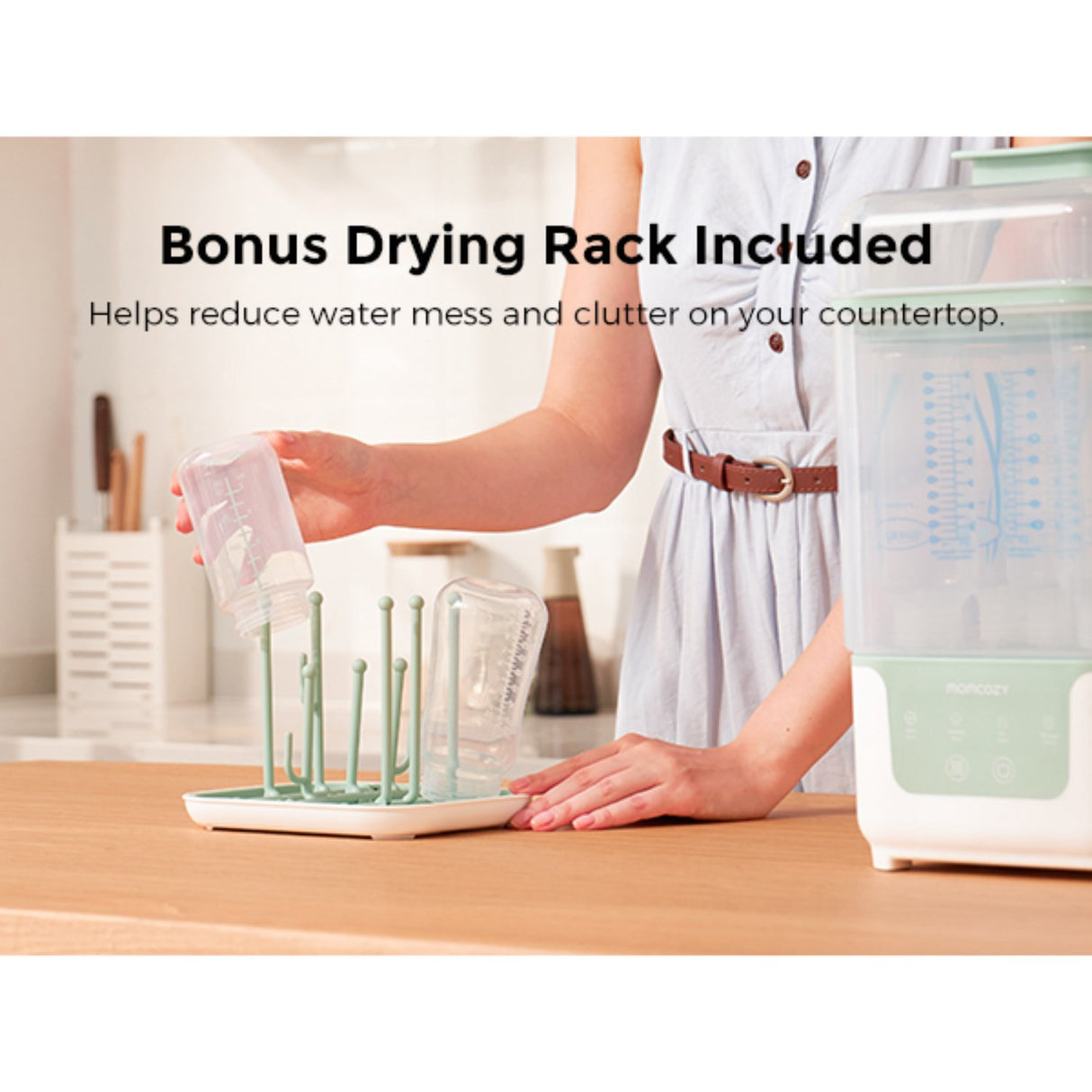 Momcozy BS04 4-in-1 Bottle Sterilizer And Dryer