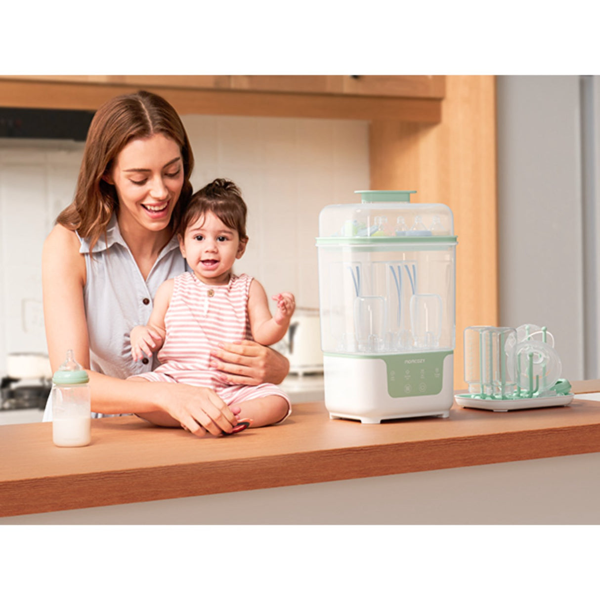 Momcozy BS04 4-in-1 Bottle Sterilizer And Dryer