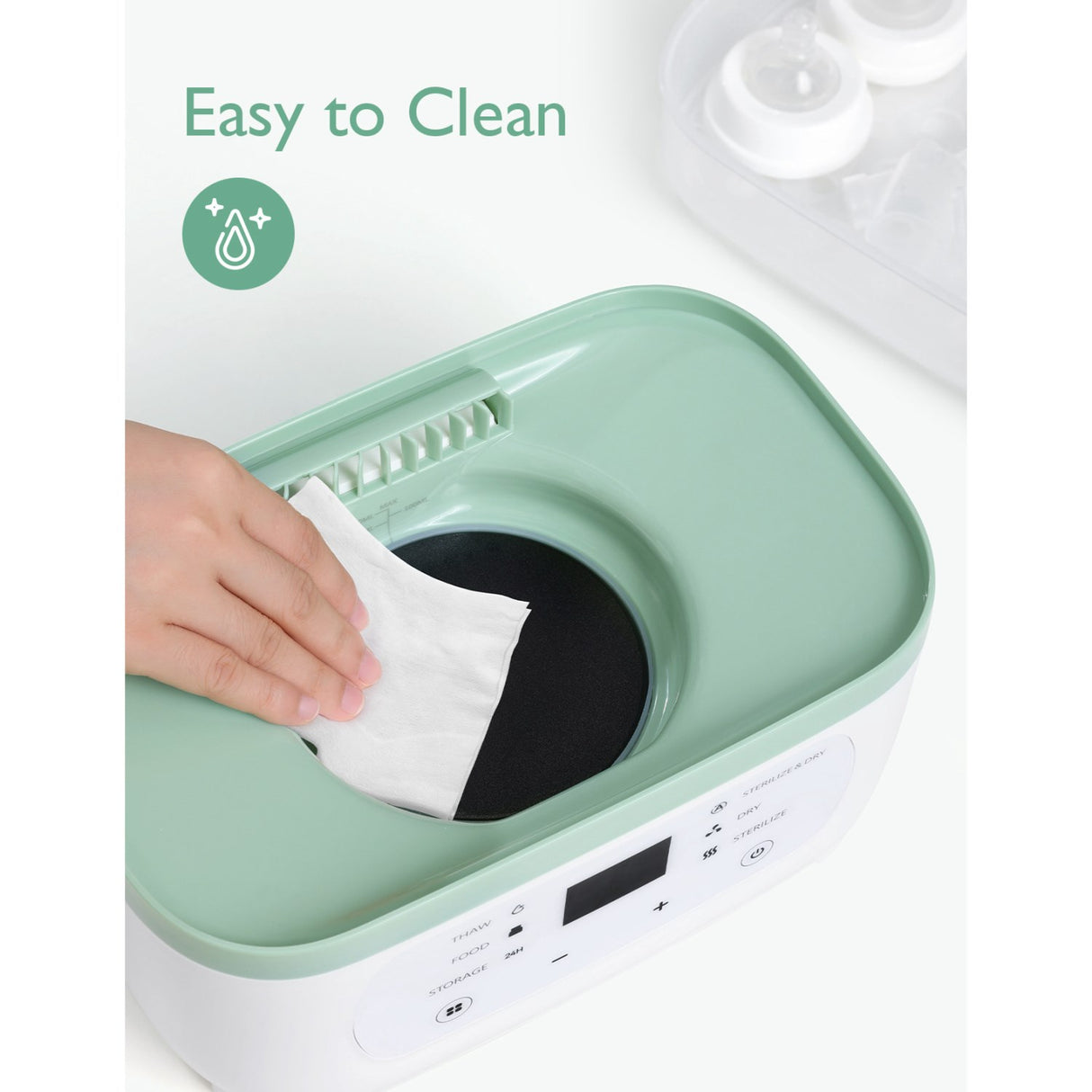 Momcozy 8-in-1 Electric Steam Baby Bottle Sterilizer