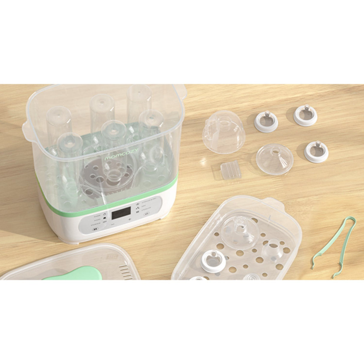Momcozy 8-in-1 Electric Steam Baby Bottle Sterilizer