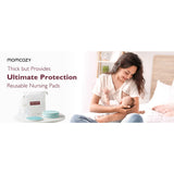 Momcozy Natural Reusable Nursing Pads 6-Pack Thick