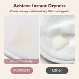 Momcozy Natural Reusable Nursing Pads 6-Pack Thin