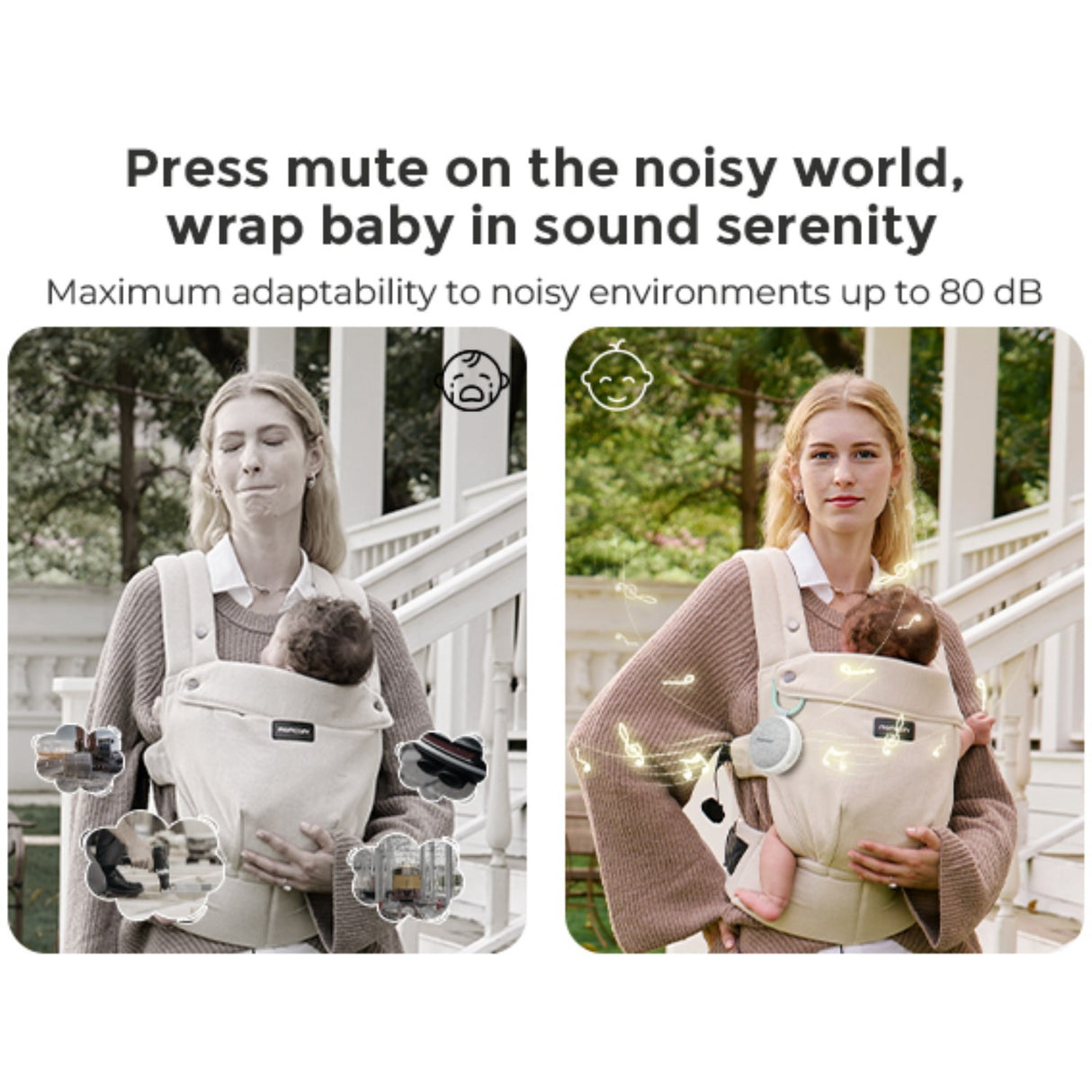 Momcozy Portable Sound Machine With Night Light