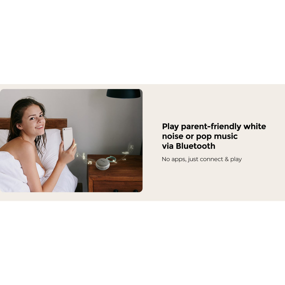 Momcozy Portable Sound Machine With Night Light