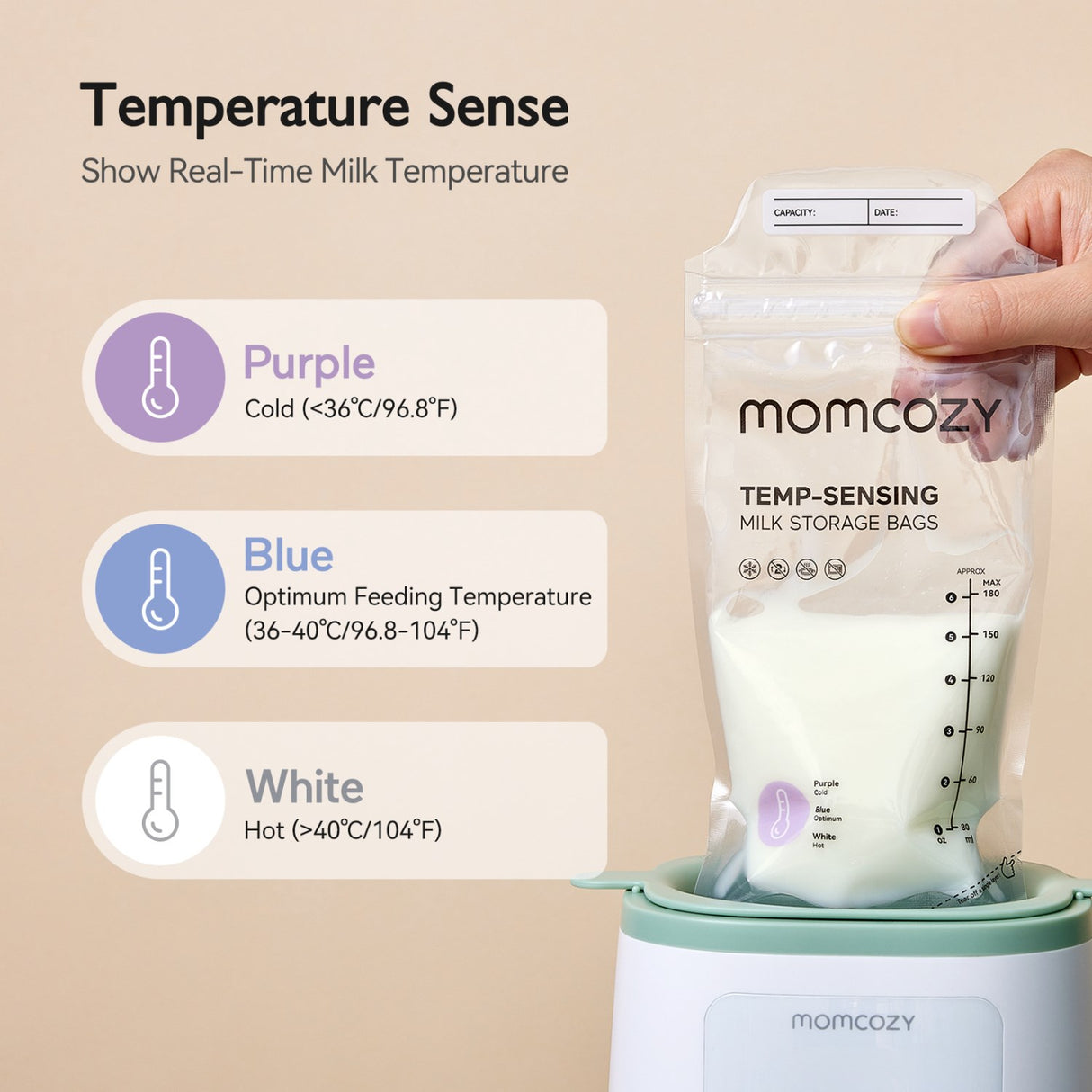 Momcozy Breastmilk Bag 50-Pack