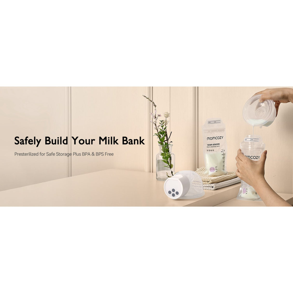Momcozy Breastmilk Bag 50-Pack