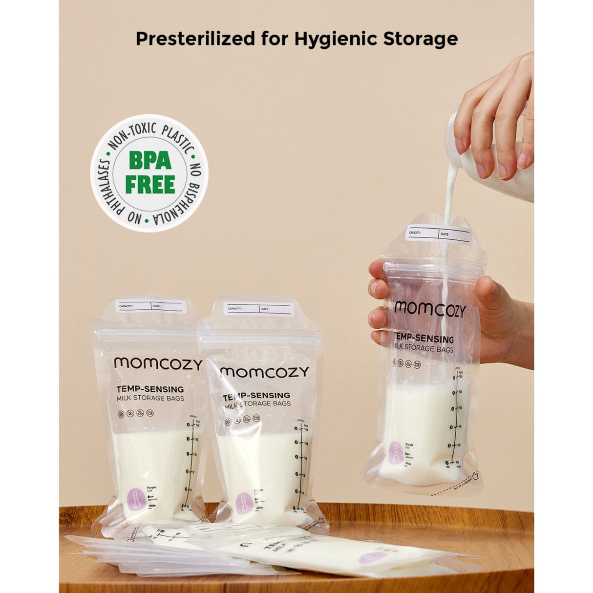 Momcozy Breastmilk Bag 50-Pack