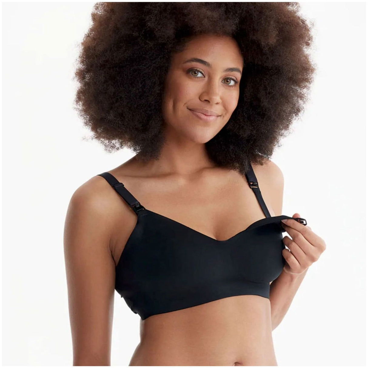 Momcozy Black YN21 Maternity Nursing Bra