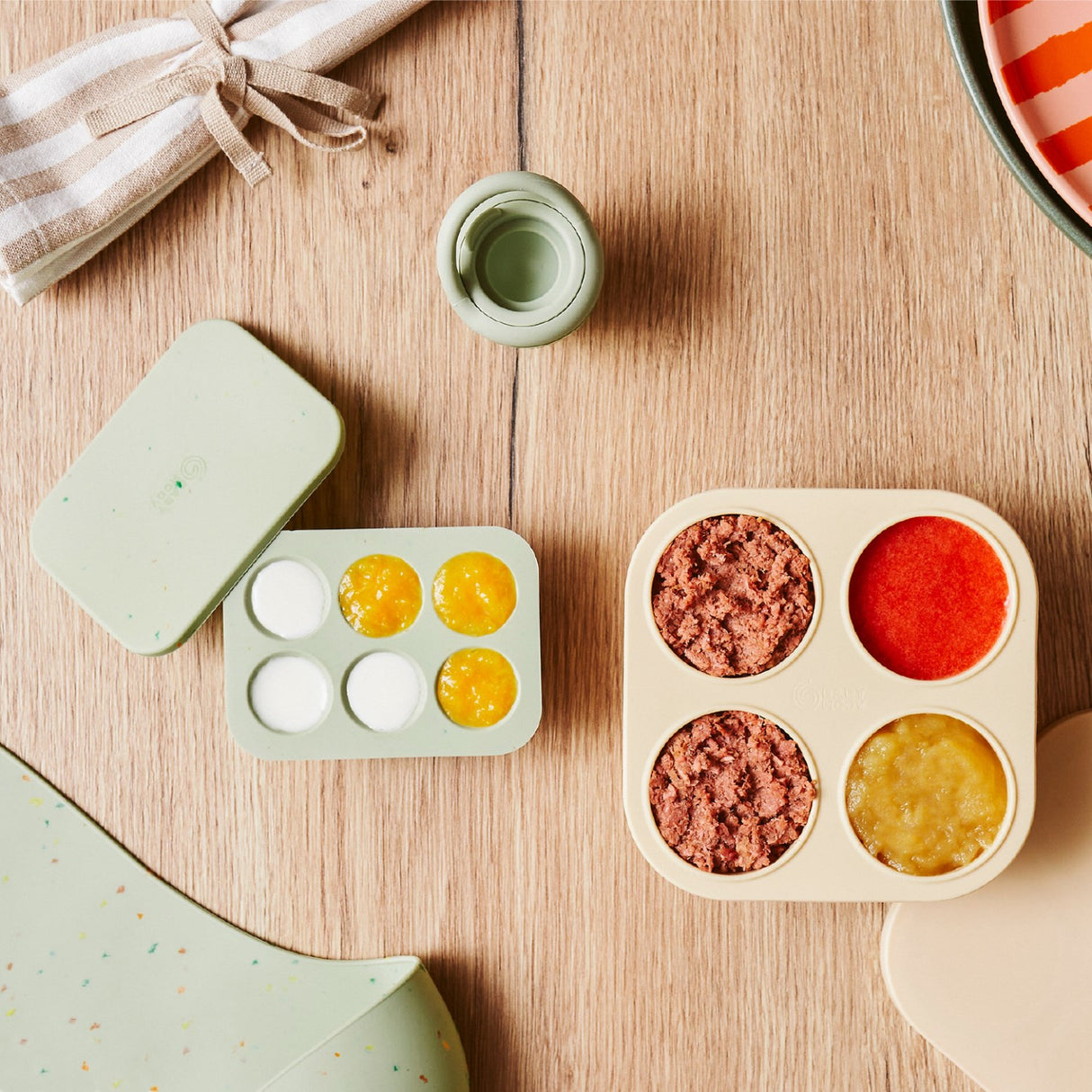 Babymoov Multi Silicone Containers & Feeder Set