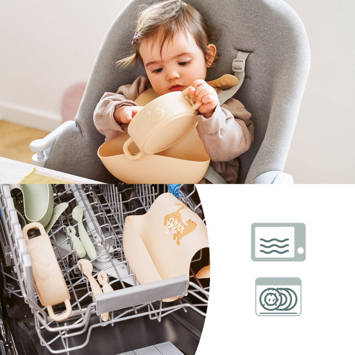 Babymoov Mini Roar Baby First Meal Set