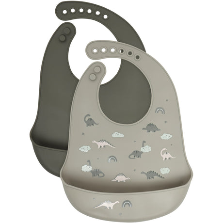 CeLaVi Dried Sage Silicon Bib (2-Pack)
