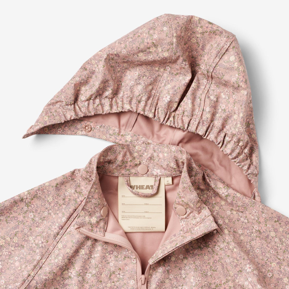 Wheat Powder Flower Meadow Rainwear Charlie Set