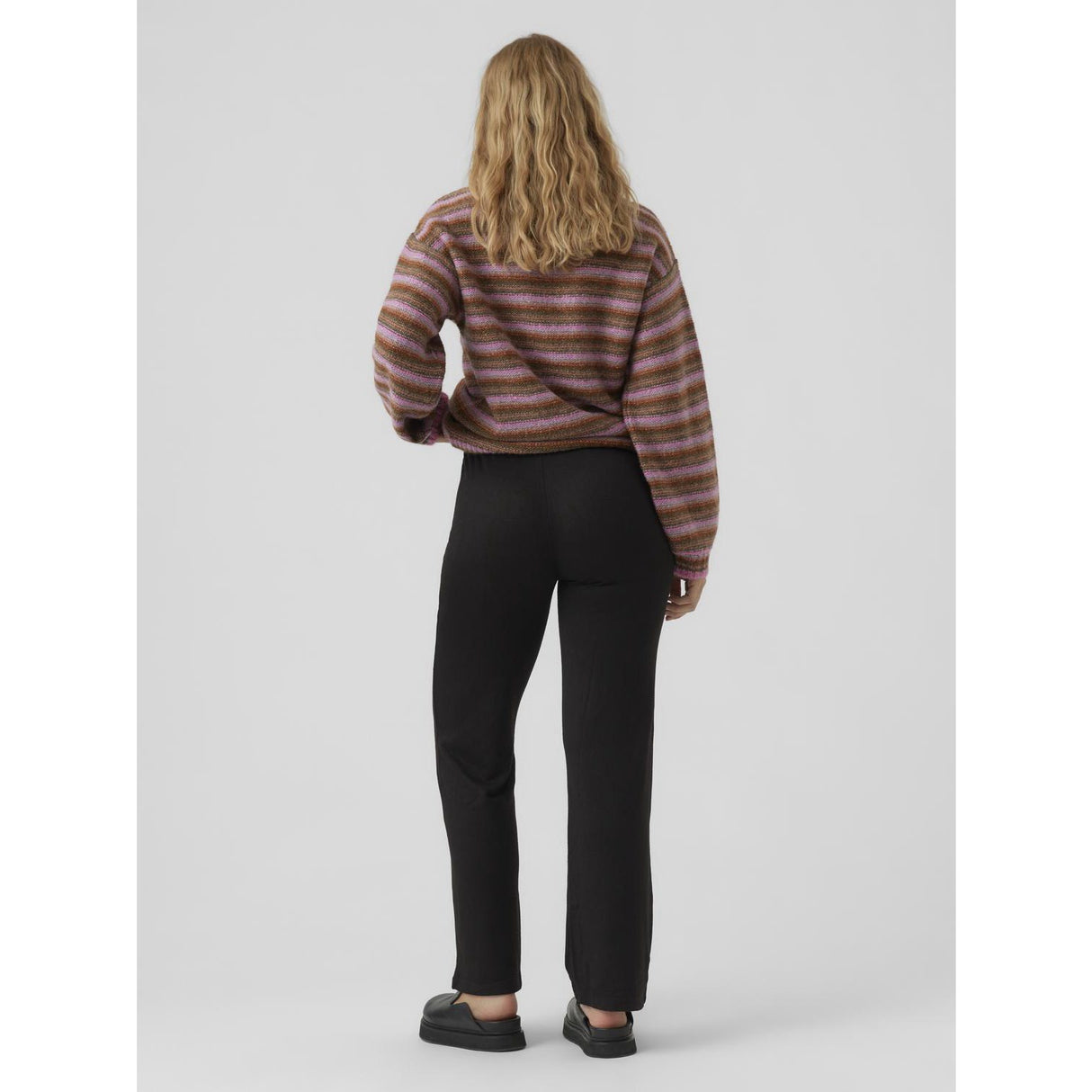 Vero Moda Maternity Black Vmmella Wide Flared Pants Jrs Noos