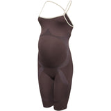Mama;licious Hot Fudge Birch Detail Mlpaulette Color Strap Playsuit