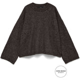 Vero Moda Maternity Chocolate Torte Color 14 Opt-2 Vmmsupreme Ls Loose O-Neck Pullover