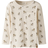 Lil'Atelier Turtledove Sheep Nmmgavo Eko Ls Slim Top Lil