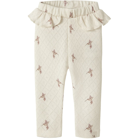 Lil'Atelier Turtledove Bird Nbfrachello Sig Slim Leggings Hea Lil