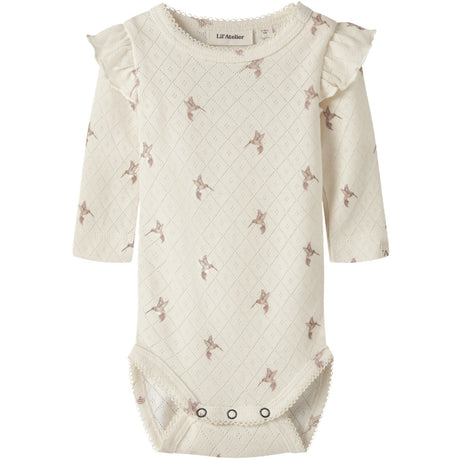 Lil'Atelier Turtledove Bird Nbfrachello Tyl Ls Slim Body Hea Lil