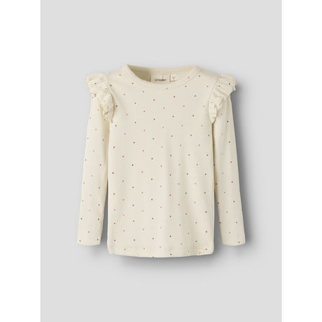 Lil'Atelier Turtledove Dot Nmfgago Kuo Ls Slim Top Lil