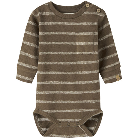 Lil'Atelier Teak Turtledove Nbmoby Ls Loose Body Lil
