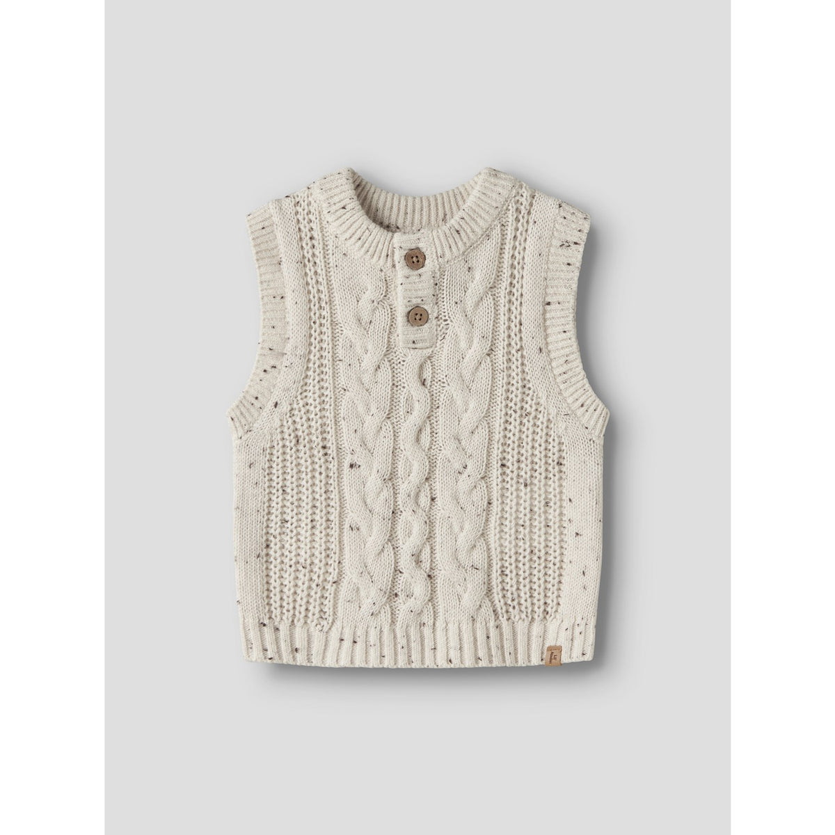 Lil'Atelier Turtledove Nbmgalto Kai Knit Vest Lil