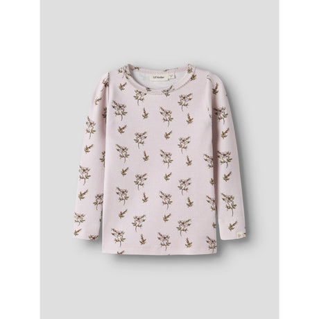 Lil'Atelier Hushed Violet Apple Rose Nmfgayo Sig Ls Slim Top Lil