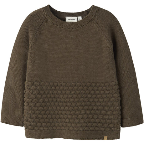Lil'Atelier Teak Nmnnobir Ls Knit Lil