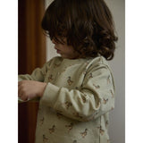 Lil'Atelier Moss Gray Duck Nmmjobo Ain Ls Loose Sweat Lil