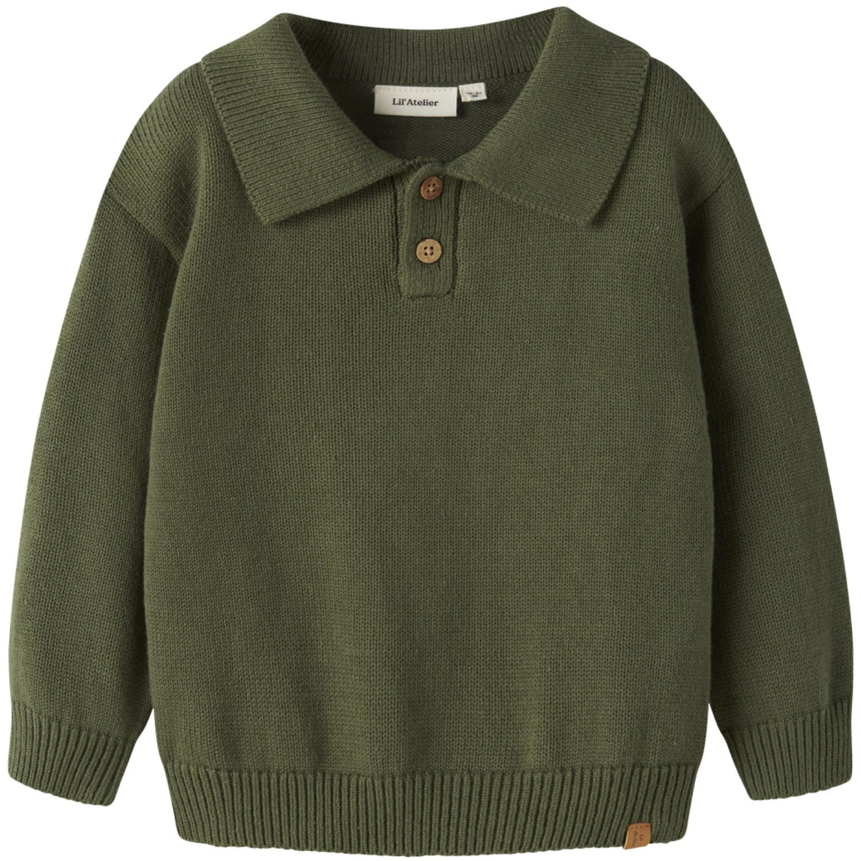Lil'Atelier Cypress Nmmolo Ls Knit Polo Lil